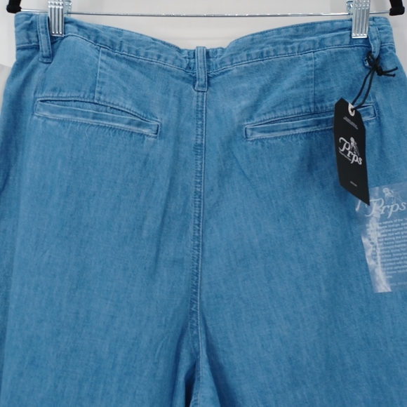 PRPS Pleated Wide Leg Chino Pants - Picture 5 of 11